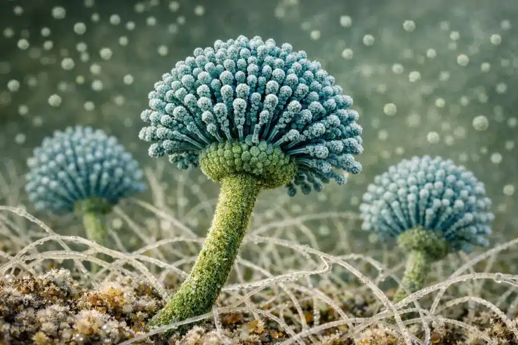 Representacion de las micotoxinas Aspergillus